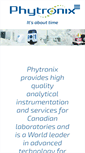 Mobile Screenshot of phytronix.com